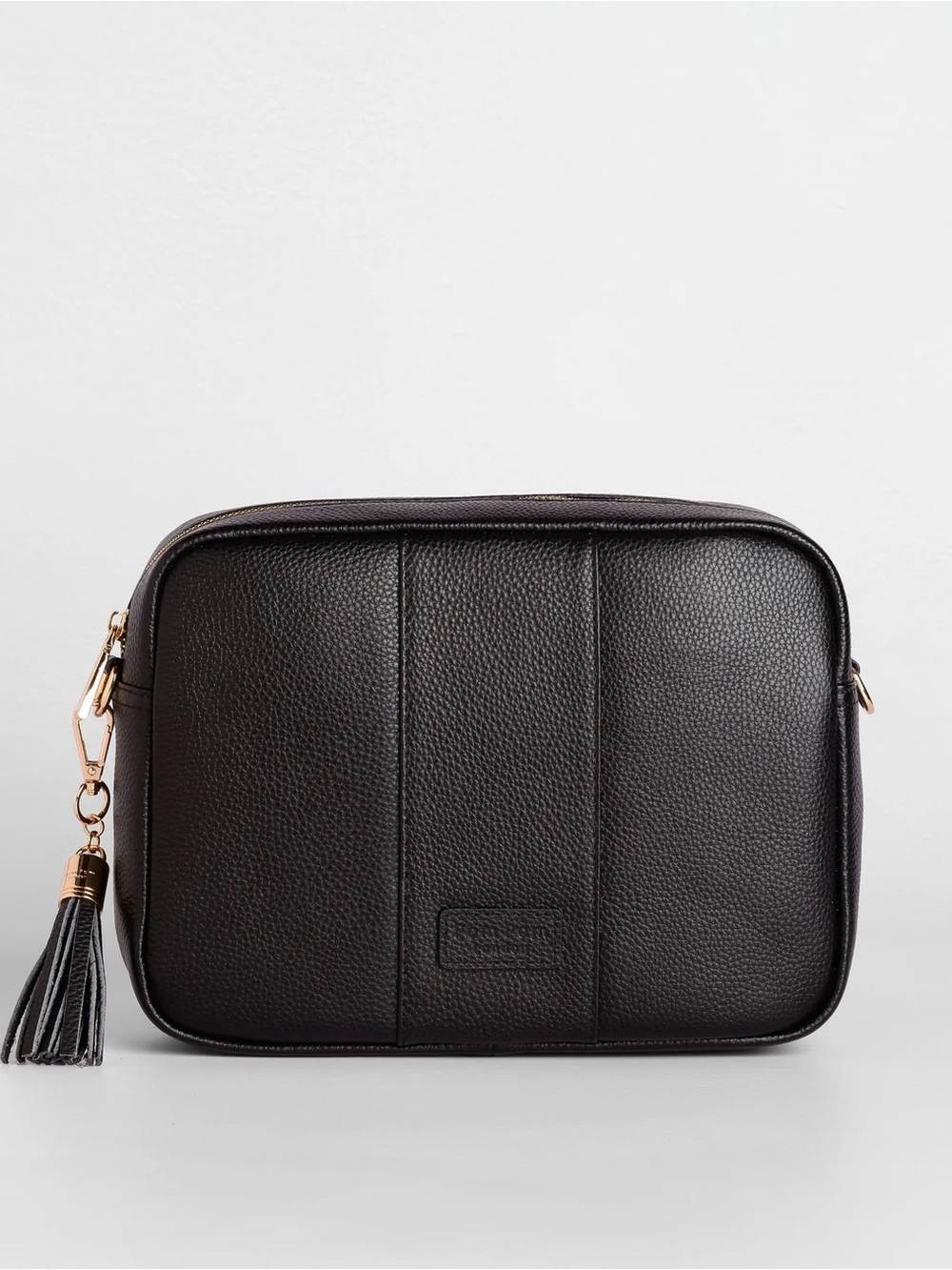 Pom Pom London City Plus Bag Black - 2 Straps Included Crossbody Minimal Leather
